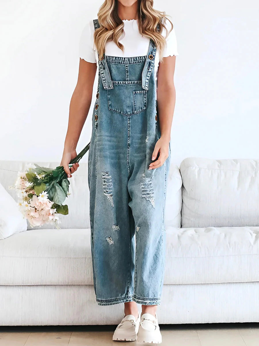 Mandy Denim Overalls