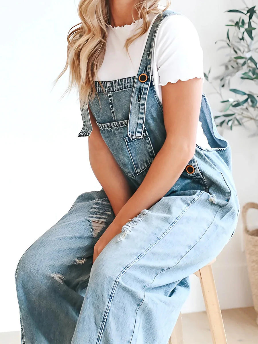 Mandy Denim Overalls